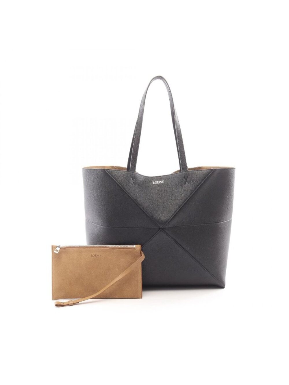 Loewe Tote Puzzle Fold Horizontal Large Leather
